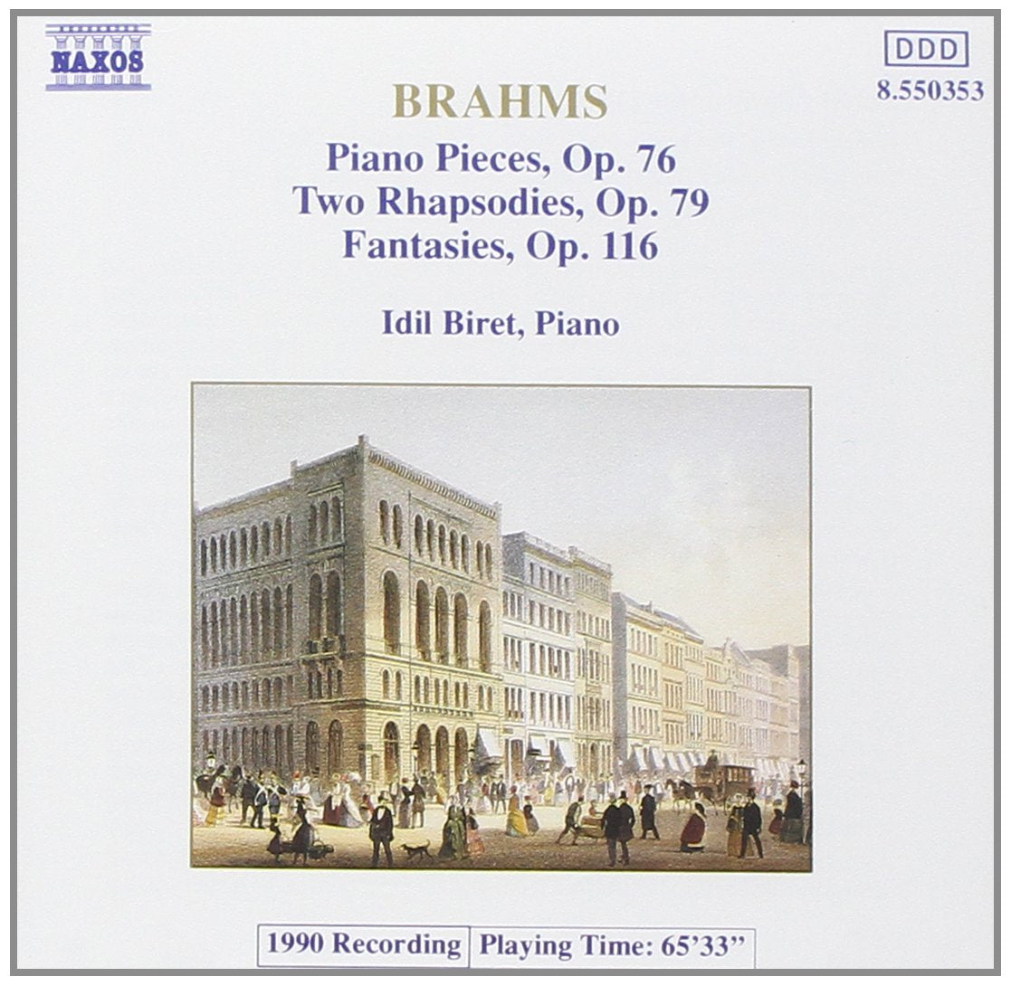 Brahms/Birer - Piano Pieces, Two Rhapsodies, Fantasies cd