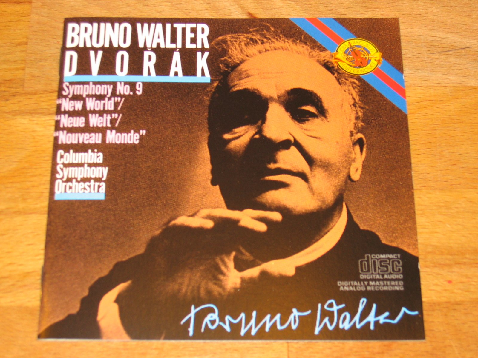 BRUNO WALTER Antonin Dvorak SYMPHONY 9 New World/Neue Welt Music
