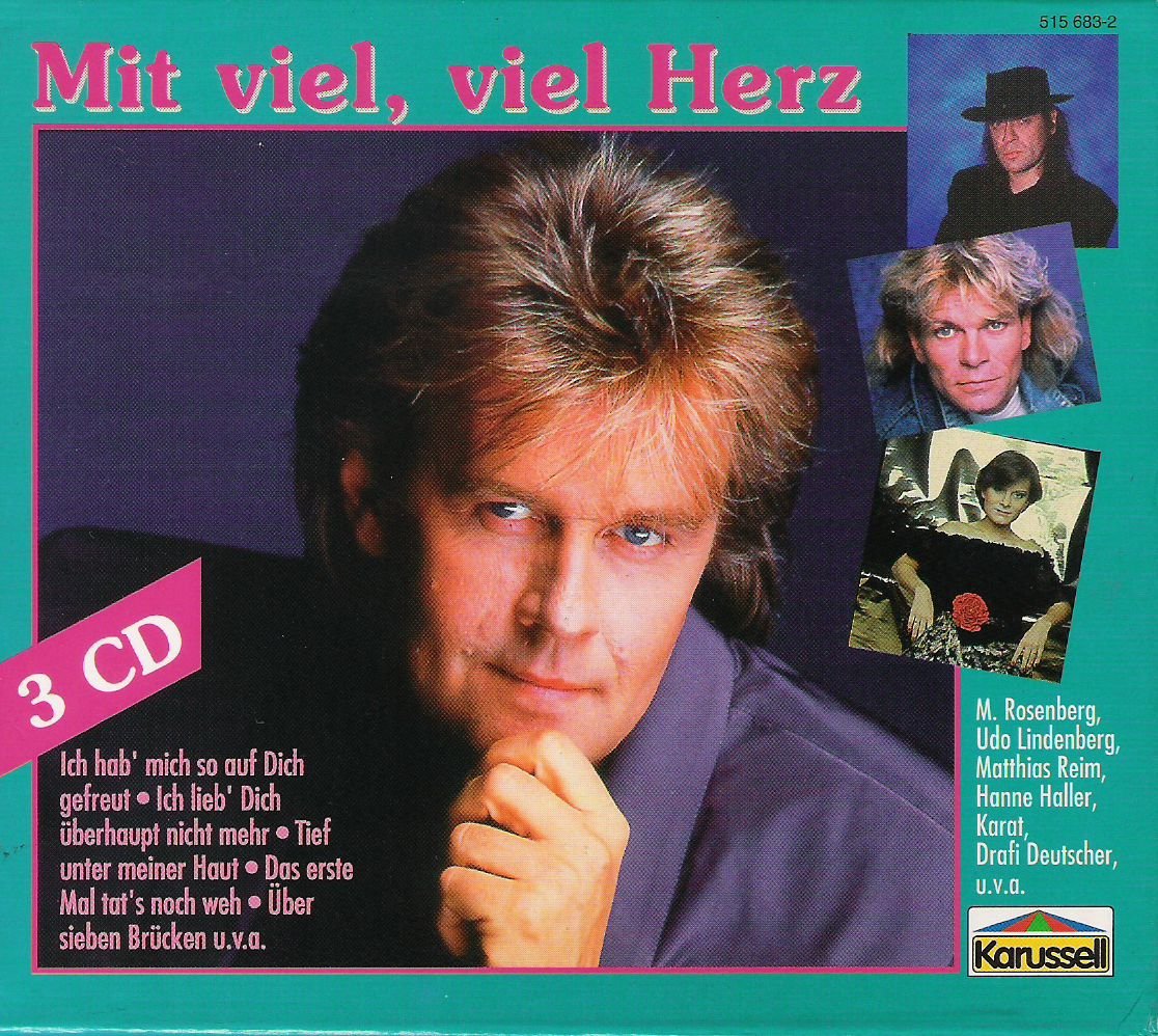 Howard Carpendale, Stefan Waggershausen, Valerie's Garten, Matthias Reim, Udo Lindenberg.. Music