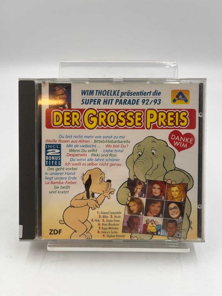 Howard Carpendale, Valerie's Garten, Nicole, Jürgen Drews, Connie Francis.. Music