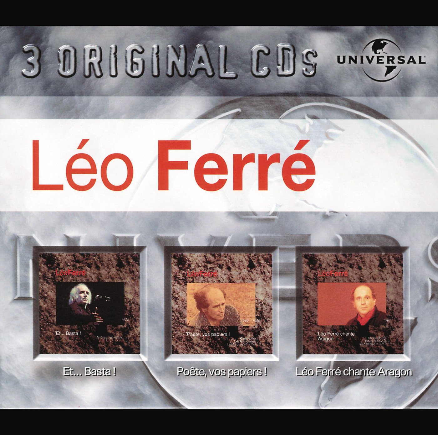 Coffret 3 CD : Et... Basta / Poète, vos papiers ! / Léo Ferré chante Aragon Country & Folk