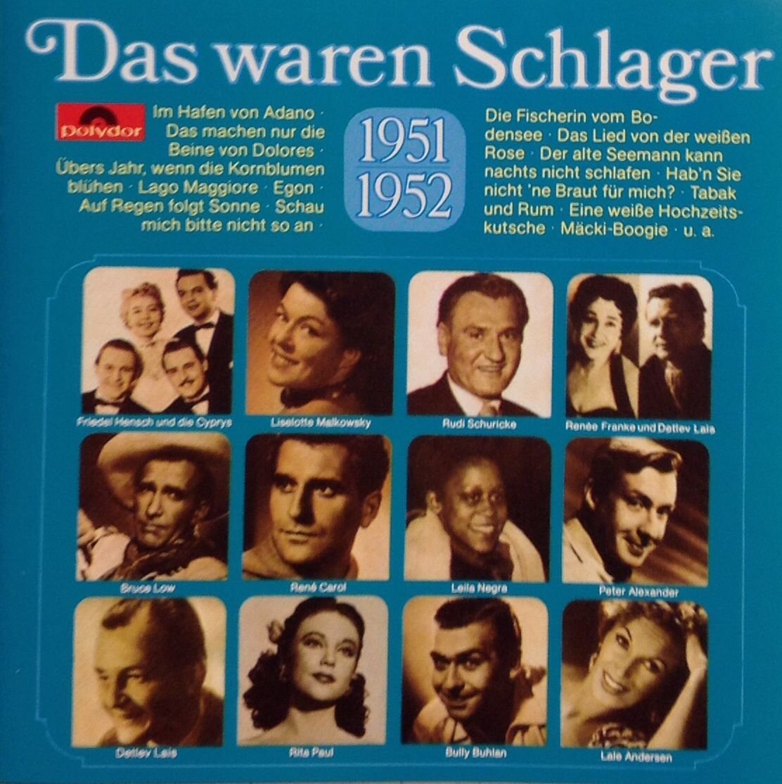 RenÚ Carol, Detlev Lais, Friedel Hensch & Die Cyprys, Will Höhne, Liselotte Malkowsky.. Music