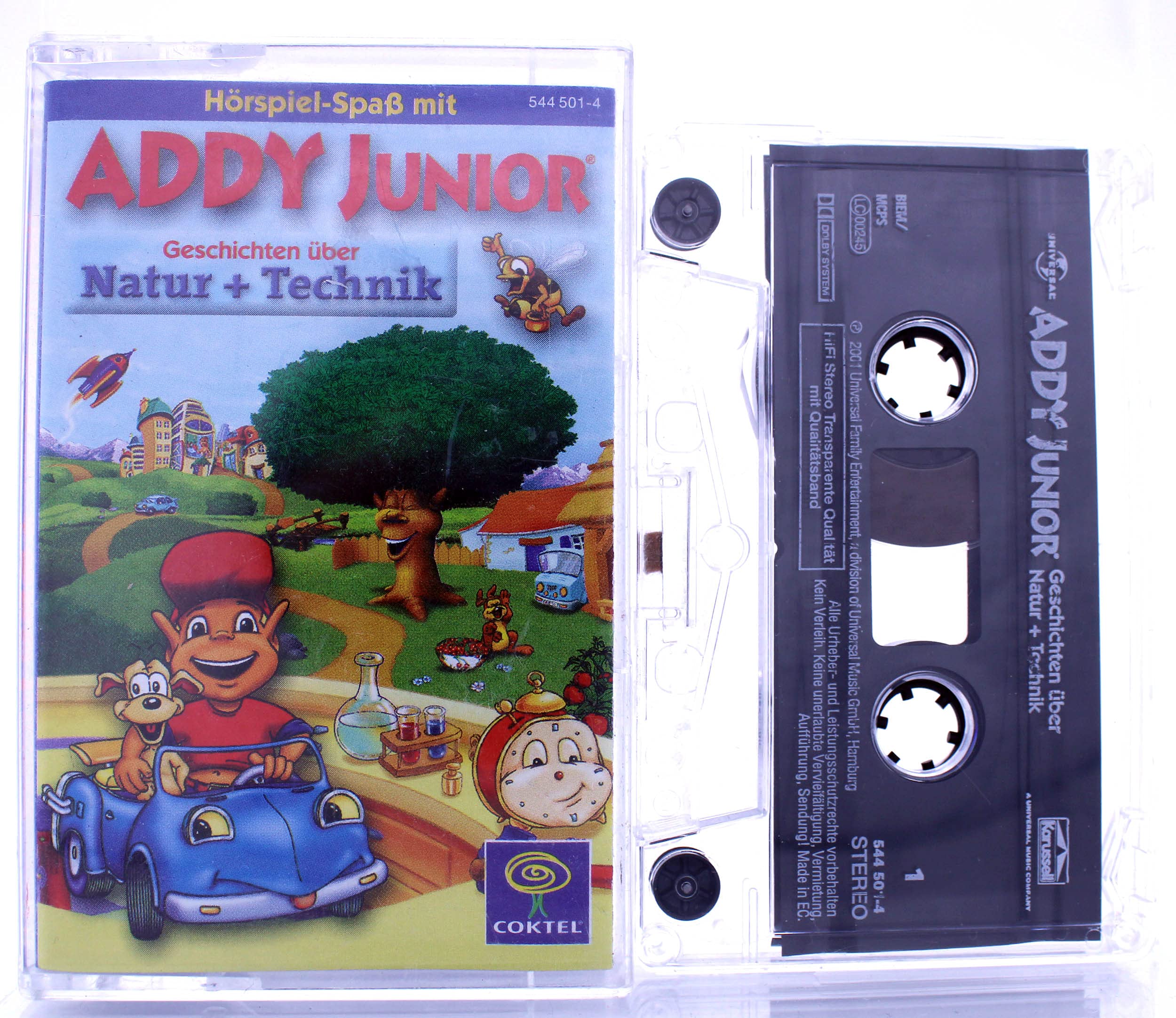 Addy Junior, Cassetten, Geschichten über Natur & Technik, 1 Cassette: 55 Min. Non-fiction