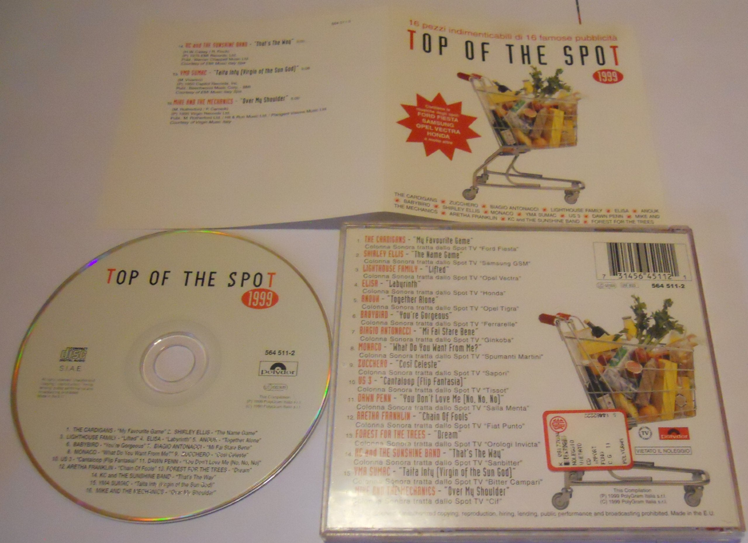 Product Image: CD Top Of The Spot 1999