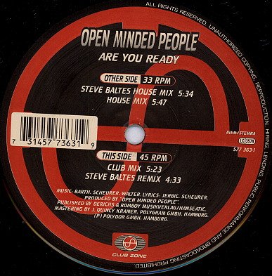 Are you ready (Steve Baltes House Mix) Music