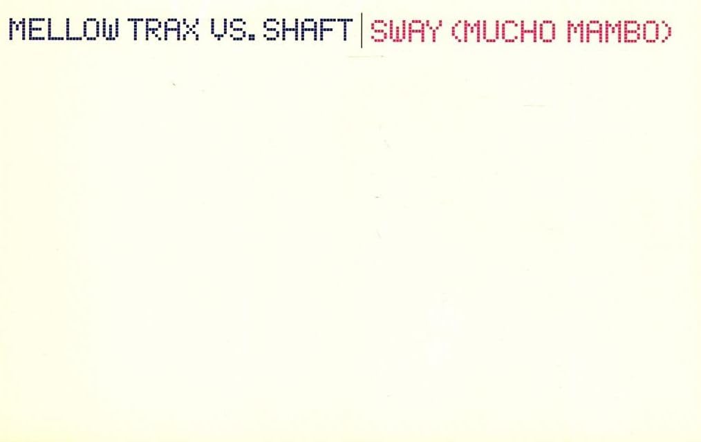 Sway (Mucho Mambo) Pop