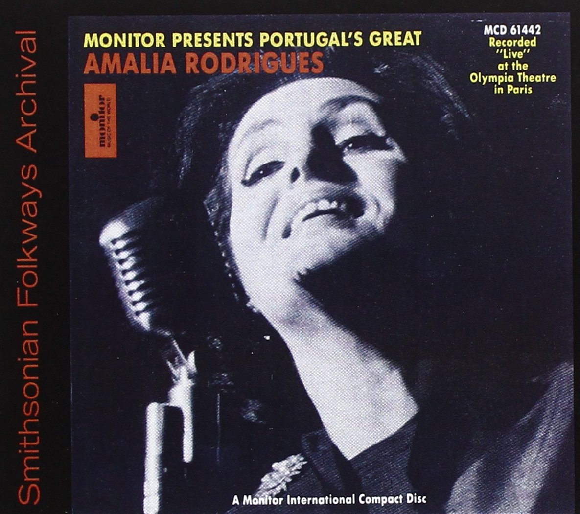 Portugal's Great Amália Rodrigues Live at the Olympia Theatre in Paris Pop