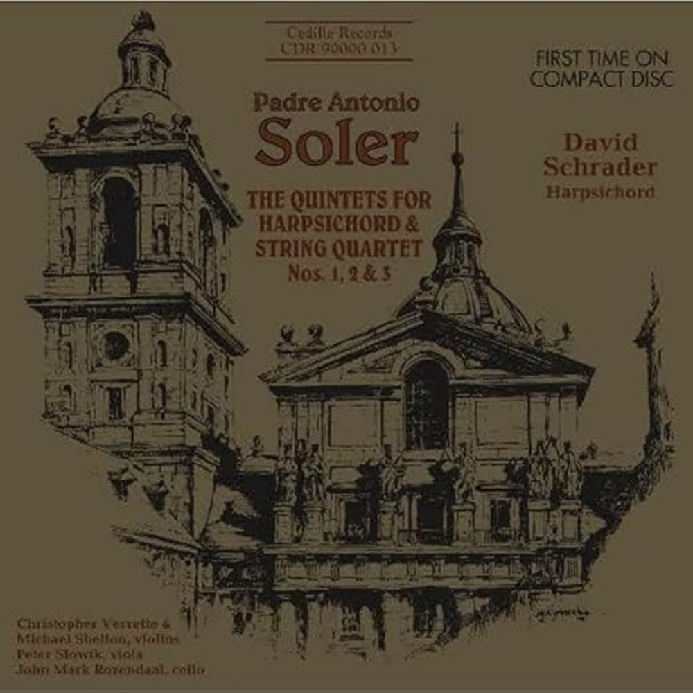 Soler : Quintettes pour Cordes et Clavecin N° 1 À 3 cd