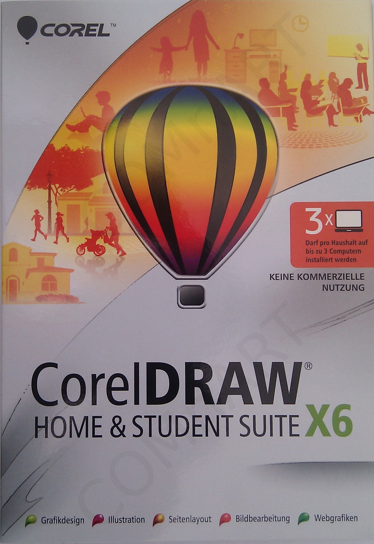 CorelDRAW Home & Student Suite X6 Web & Graphic Design