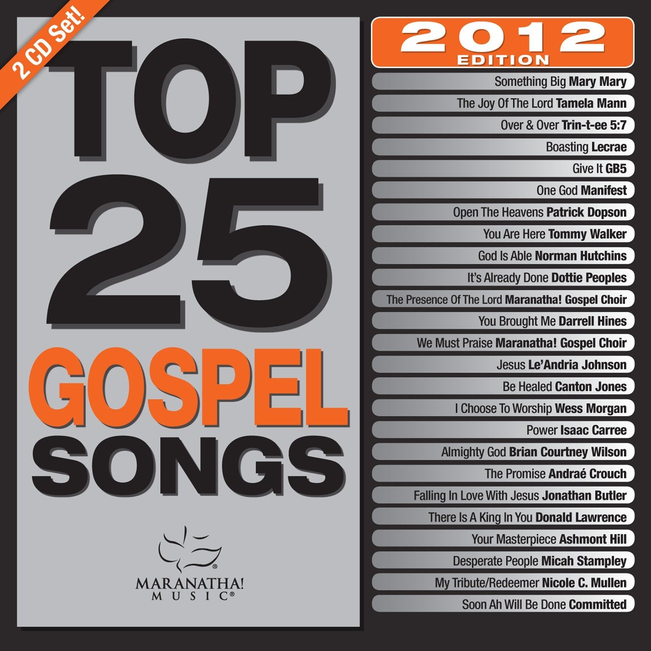 Top 25 Gospel Songs 2012 Edition Music