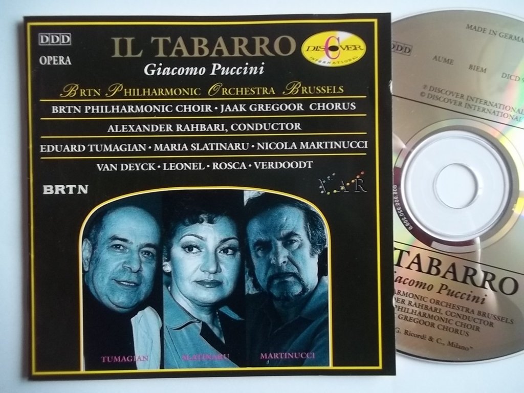 Puccini: Il Tabarro (Gesamtaufnahme) Classical