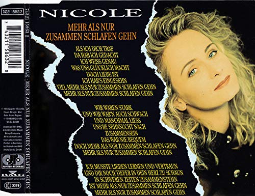 Mehr als nur zusammen schlafen gehn/Saarbrücken ist nicht weit (1993) Music