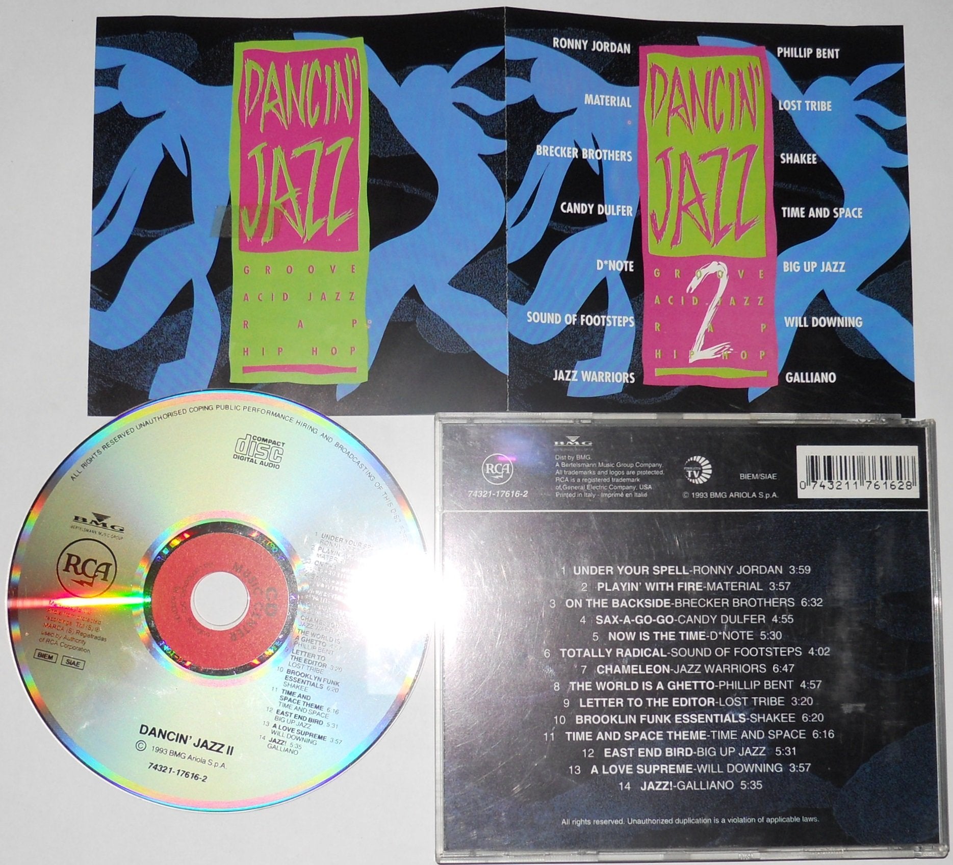 Dancin' Jazz II - R. Jordan/Jazz Warriors/Galliano... - CD cd