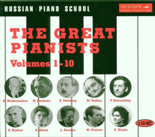 Russian Piano School - Vol. 1-10 (The Great Pianists) Metal & Hardrock
