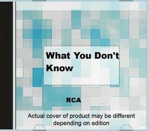 Product Image: What You Don'T Know
