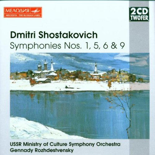 Two CD Twofer - Schostakowitsch (Sinfonien Nos. 1, 5, 6 & 9) Classical