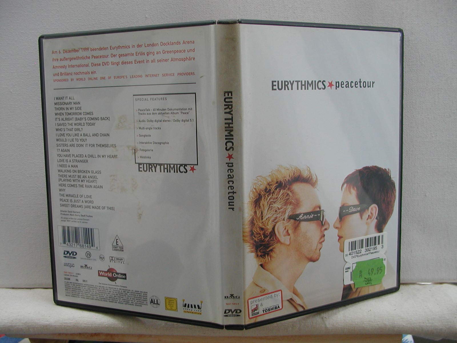 Eurythmics - Peacetour Movies