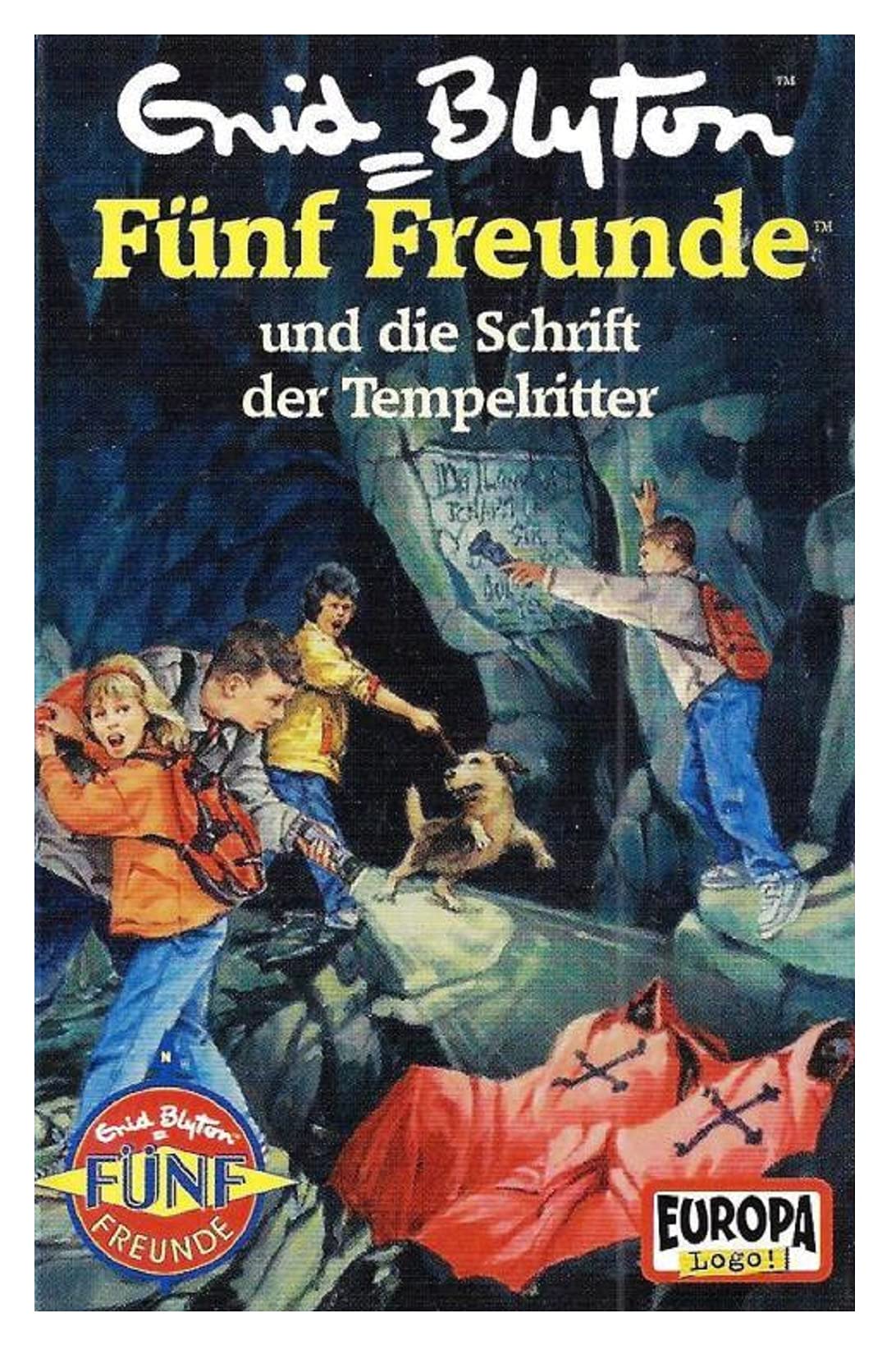 5 Fünf Freunde und die Schrift der Tempelritter, Hörspiel MC 048 48, Europa neue Auflage bunt 2002 Music for Children