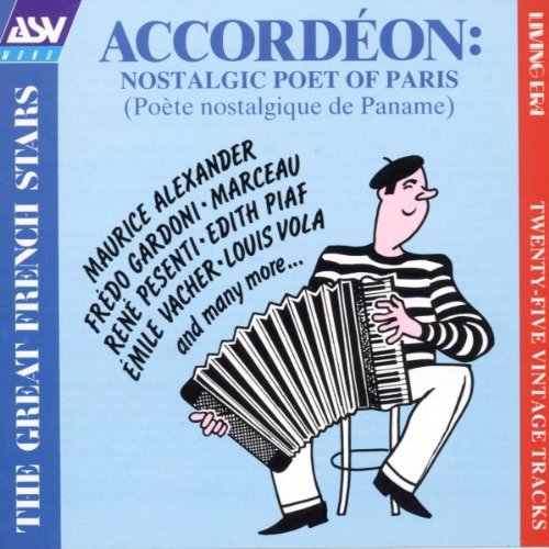 Accordeon - Nostalgic Poet of Paris cd