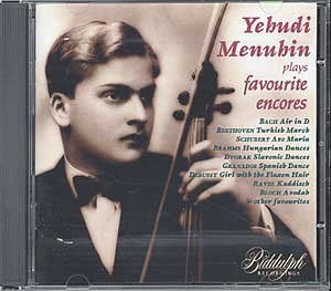 Yehudi Menuhin Pl.Encores Classical