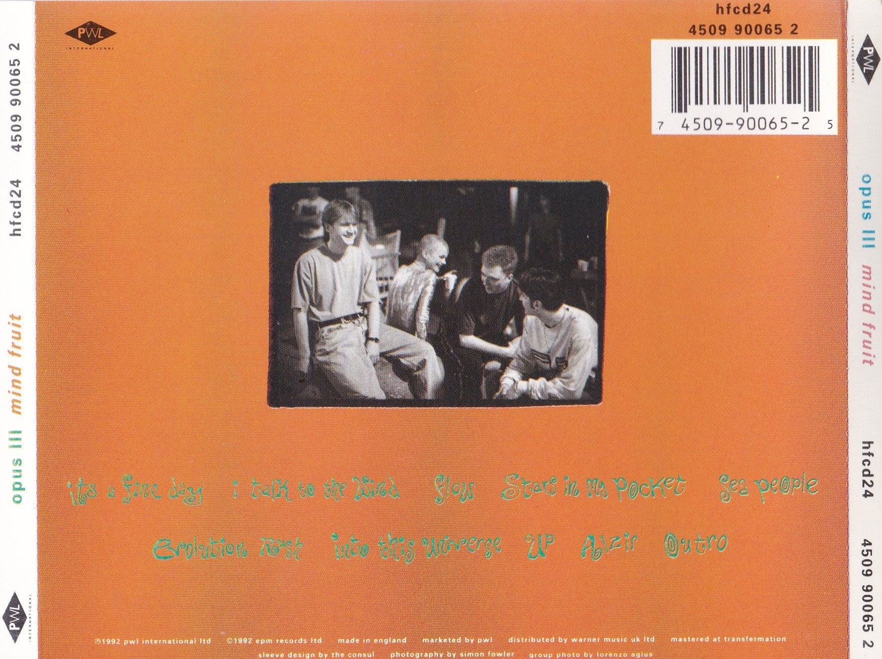 Mind fruit (1992) Music
