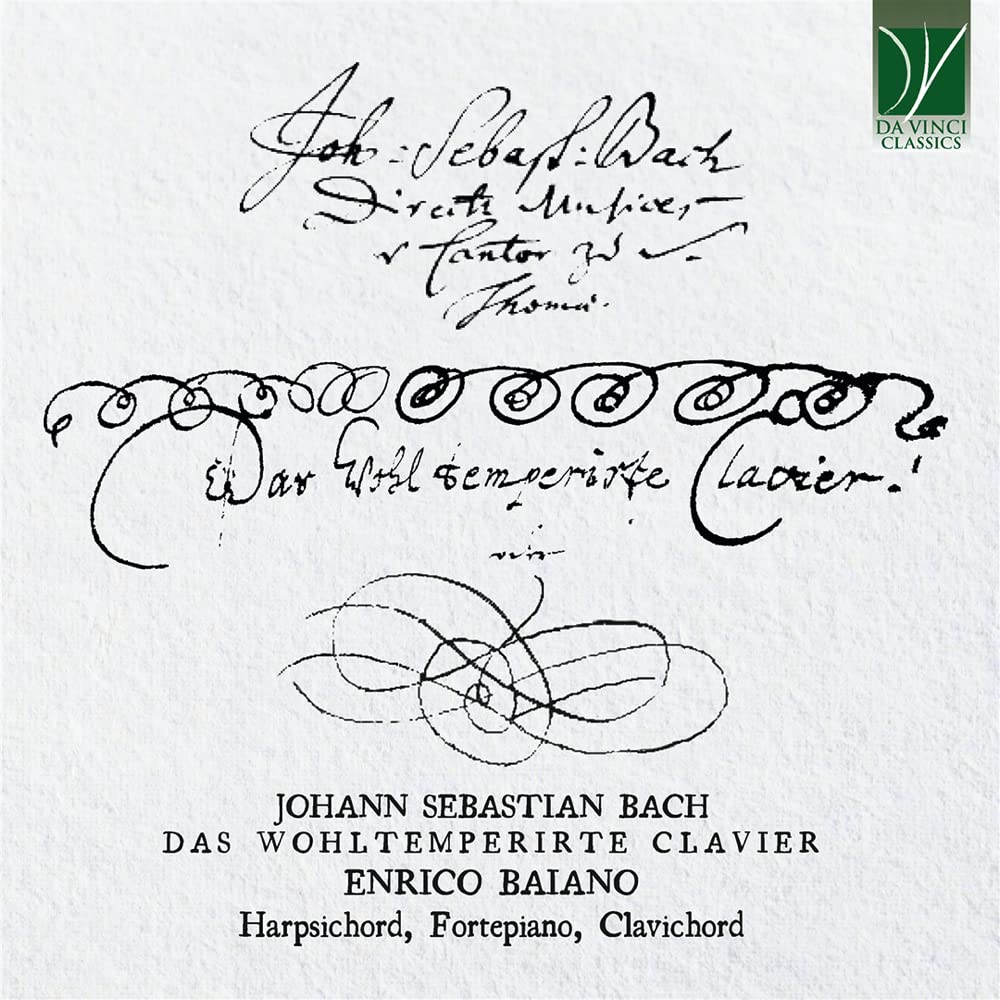 Bach : le Clavier Bien Tempéré / Enrico Baiano cd