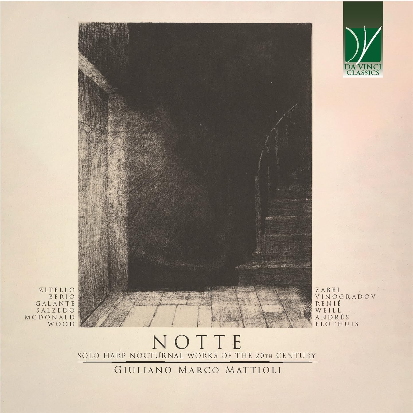 Notte - Oeuvres Nocturnes du Xxème Siècle pour Harpe cd