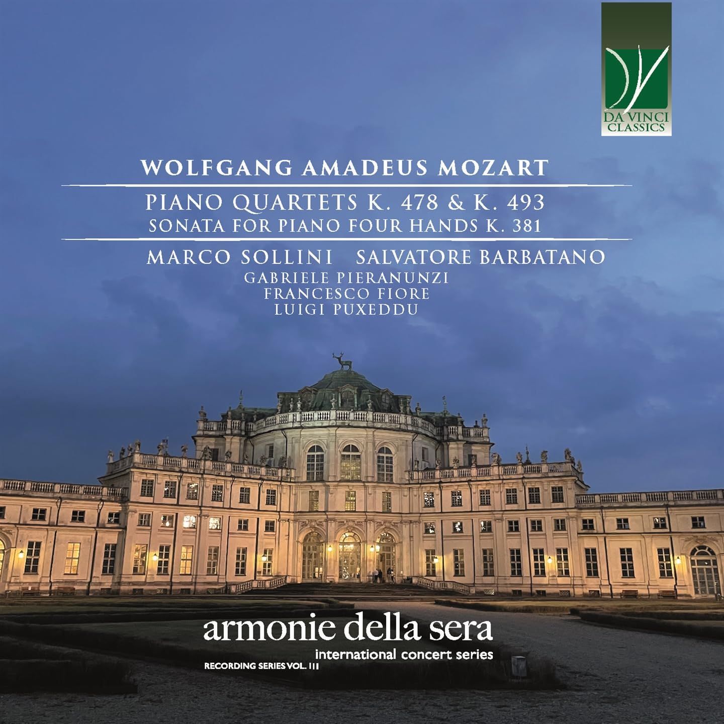 Mozart: Piano Quartets K. 478 & K. 493, Sonata K. Classical