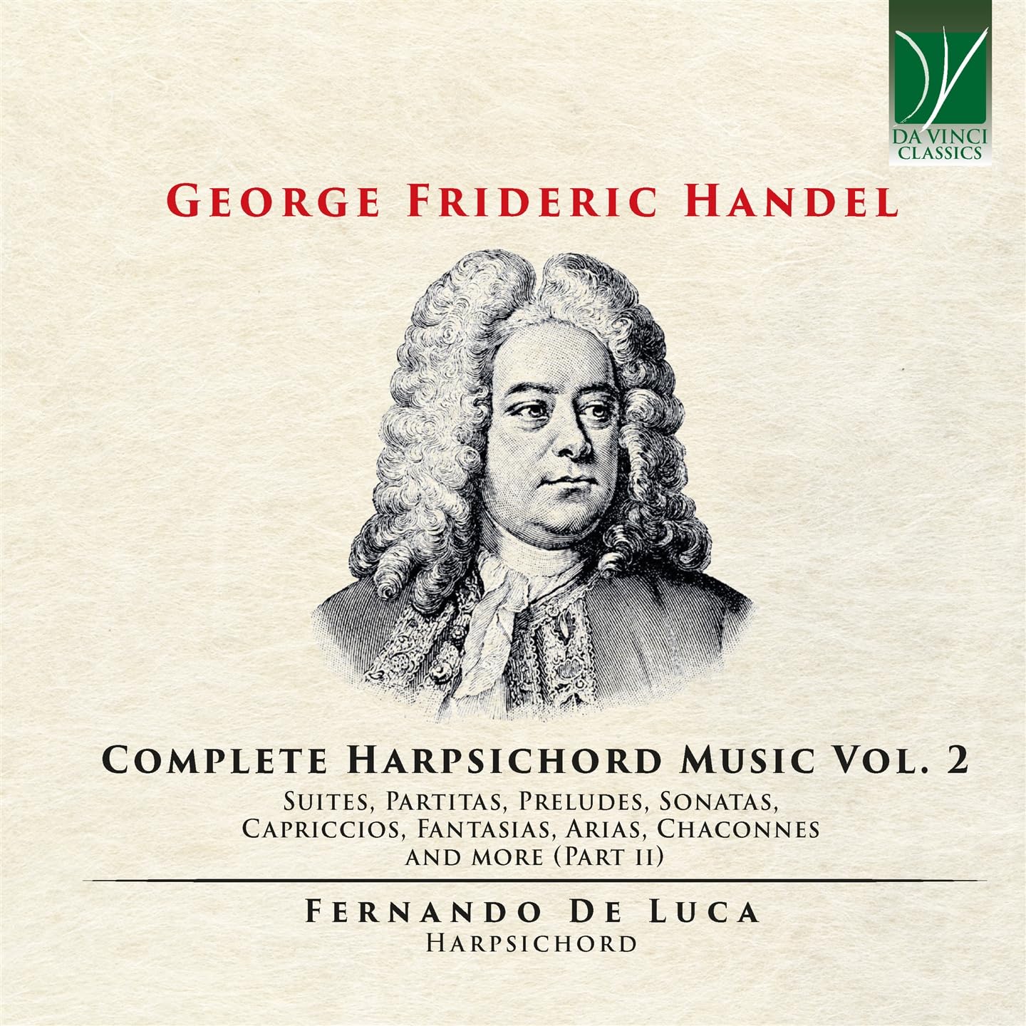 GEORGE FRIEDERIC HANDEL: COMPLETE HARPSICHORD MUSIC VOL. 2 Books