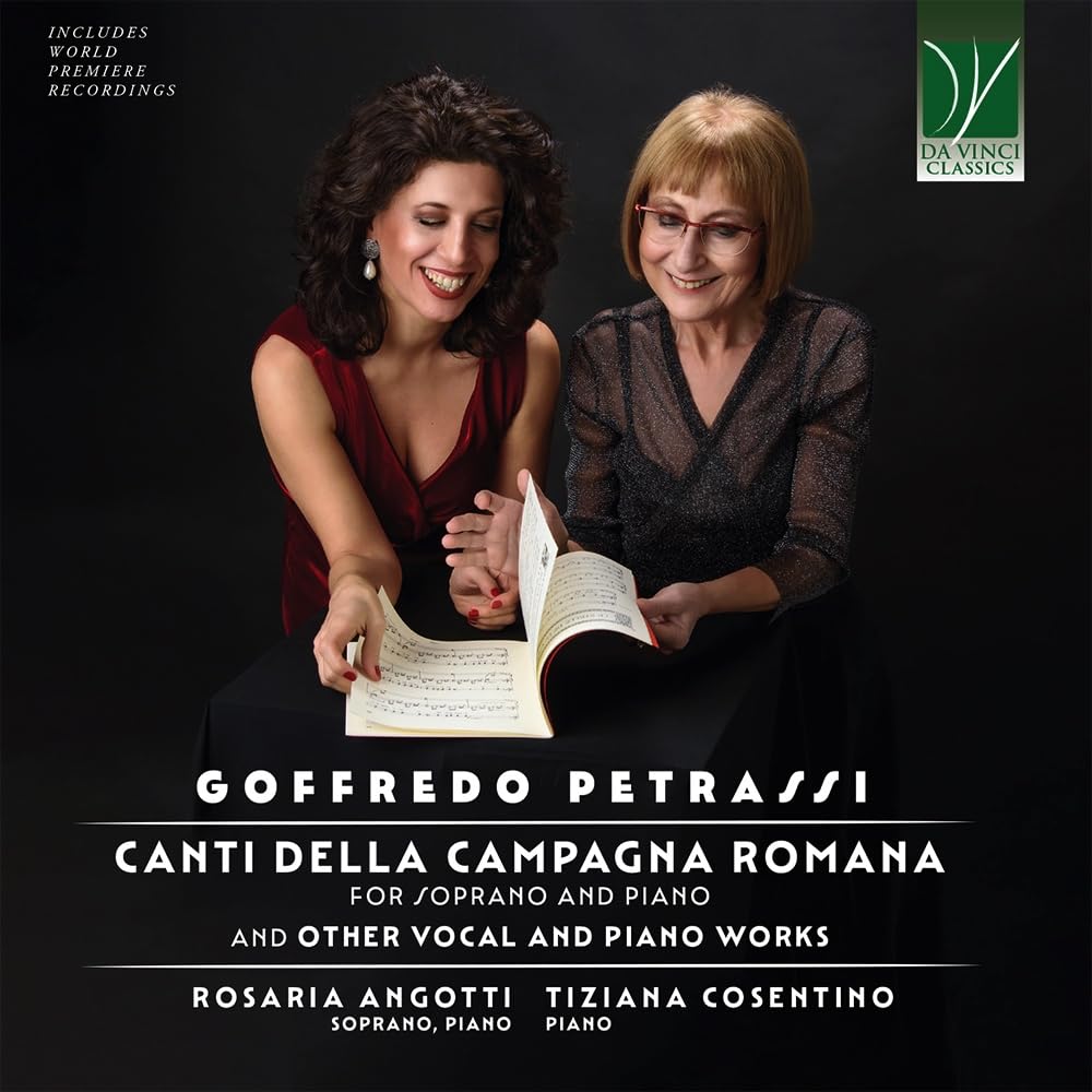 GOFFREDO PETRASSI: CANTI DELLA CAMPAGNA ROMANA, FOR SOPRANO & PIANO & OTHER Books