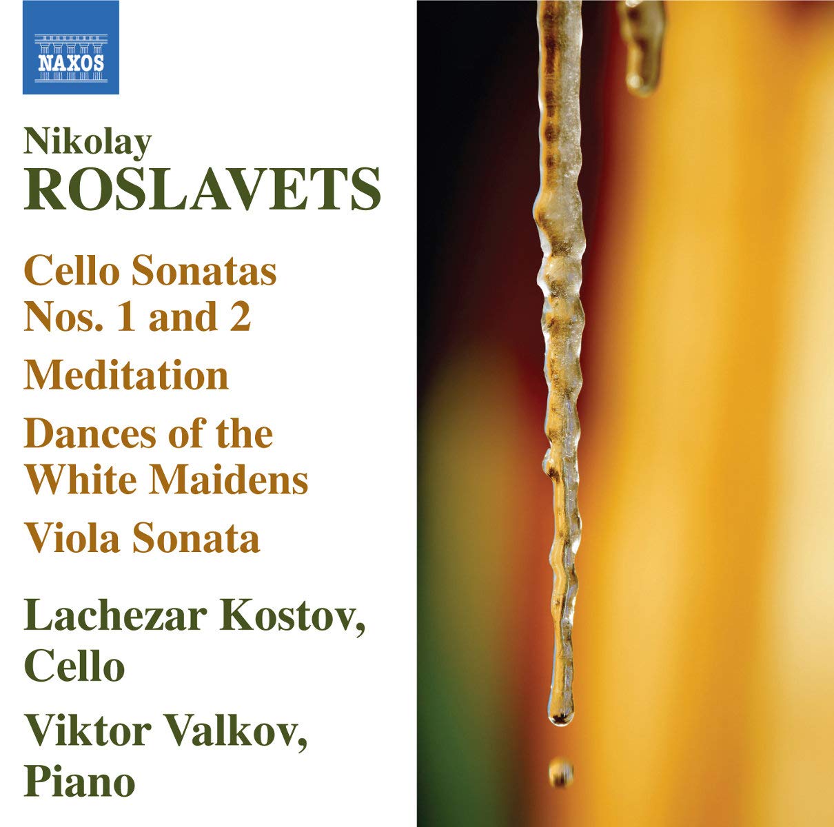 Nikolai Roslavets : Oeuvres pour violoncelle et piano cd