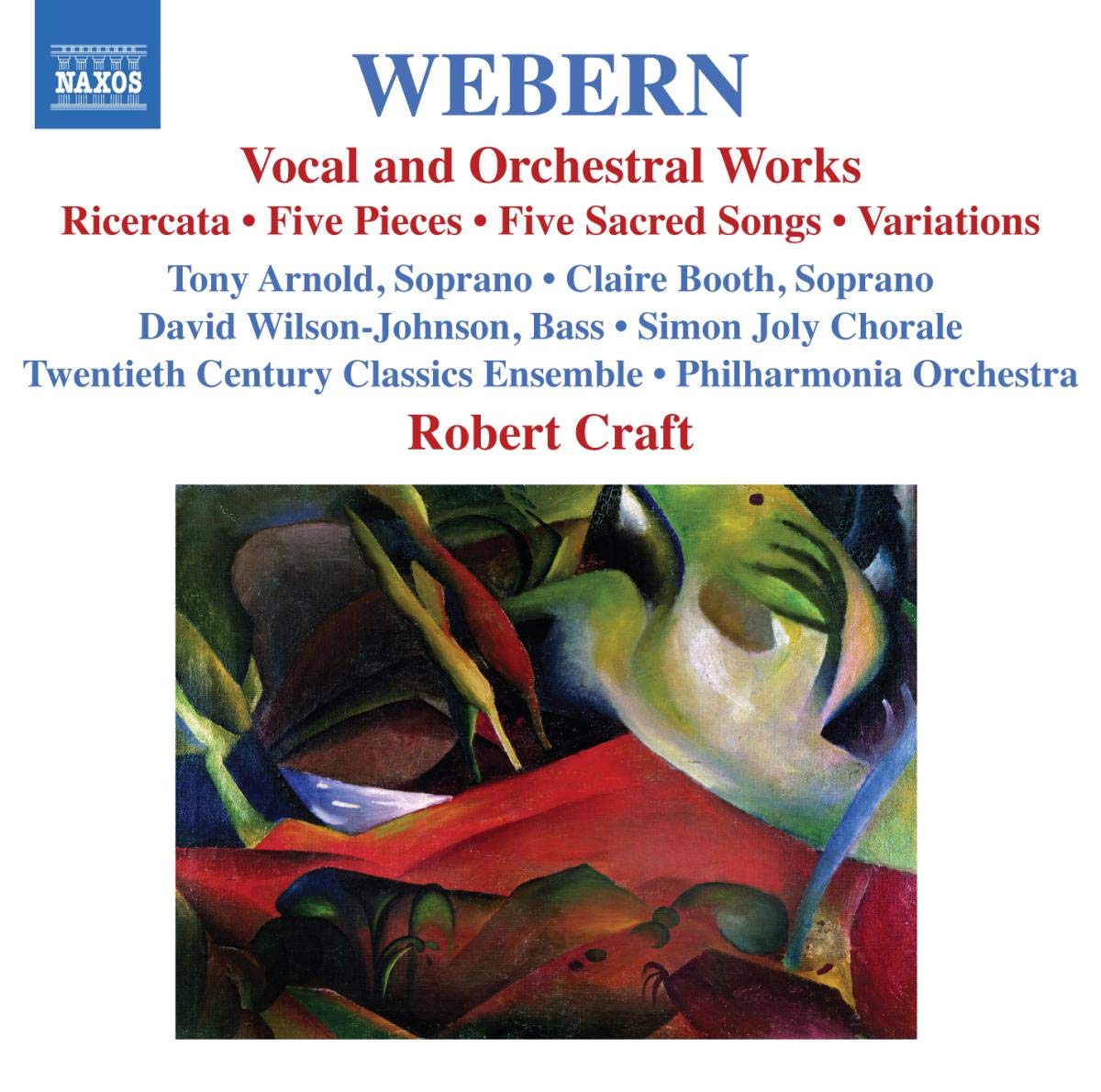 WEBERN (1883-1945)Vocal and Orchestral Works - CD Classical