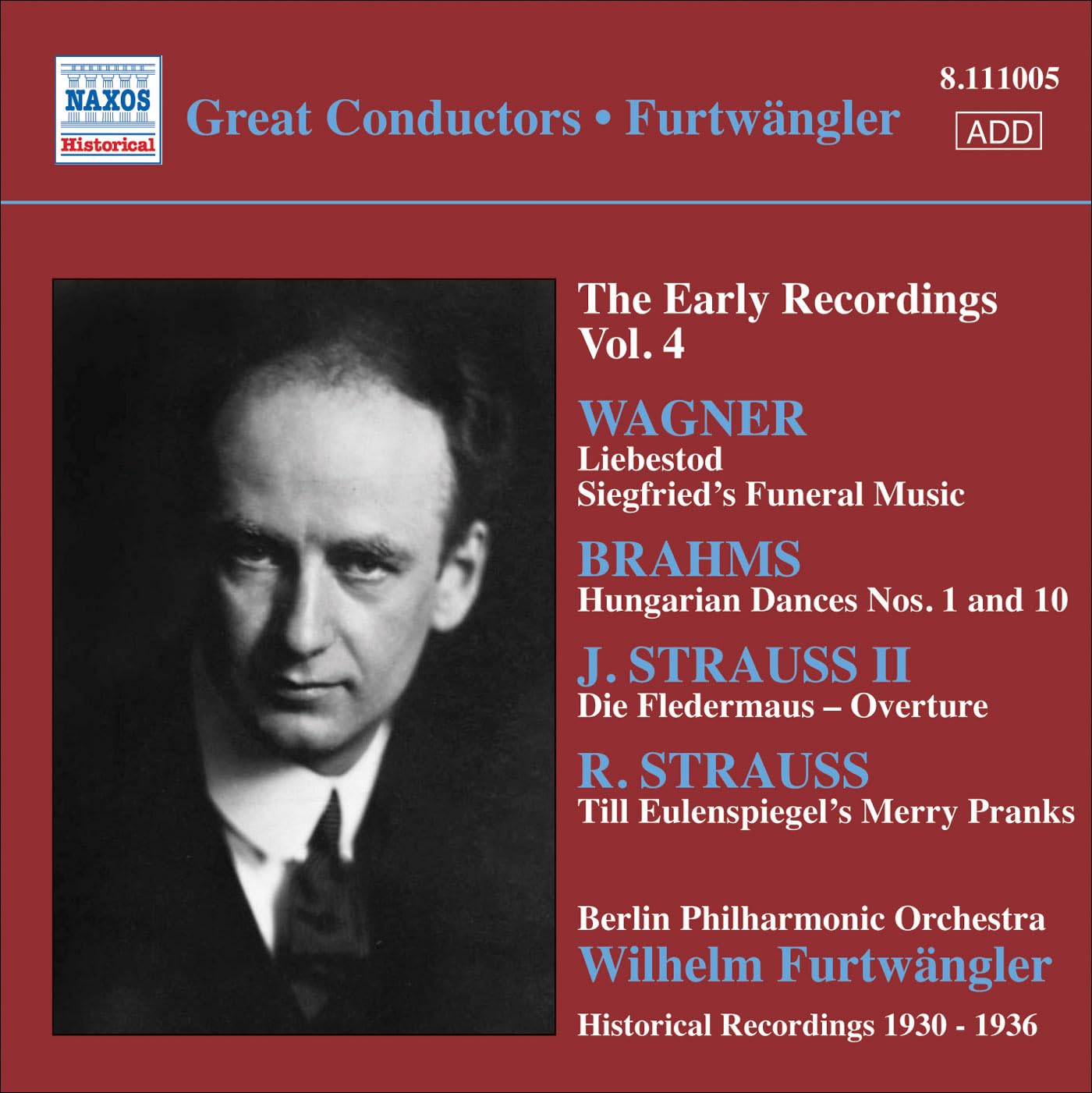Furtwängler - Frühe Aufnahmen, Vol. 4 Classical