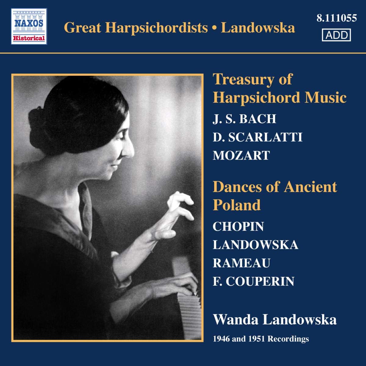 Wanda Landowska: 1946 and 1951 Recordings cd