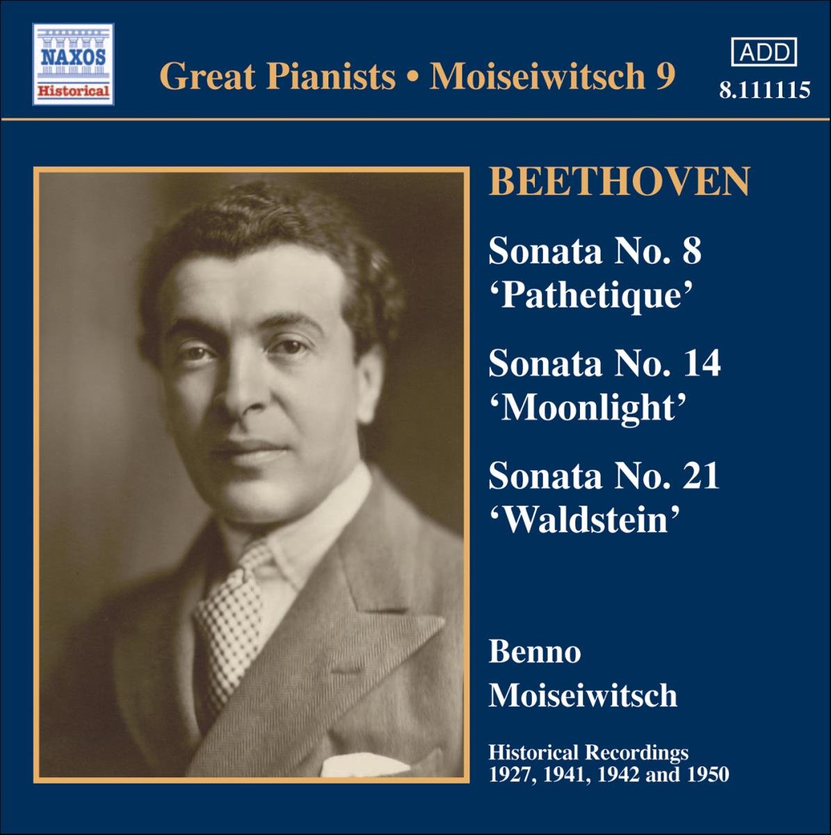 Klaviersonaten 8,14+21 Classical
