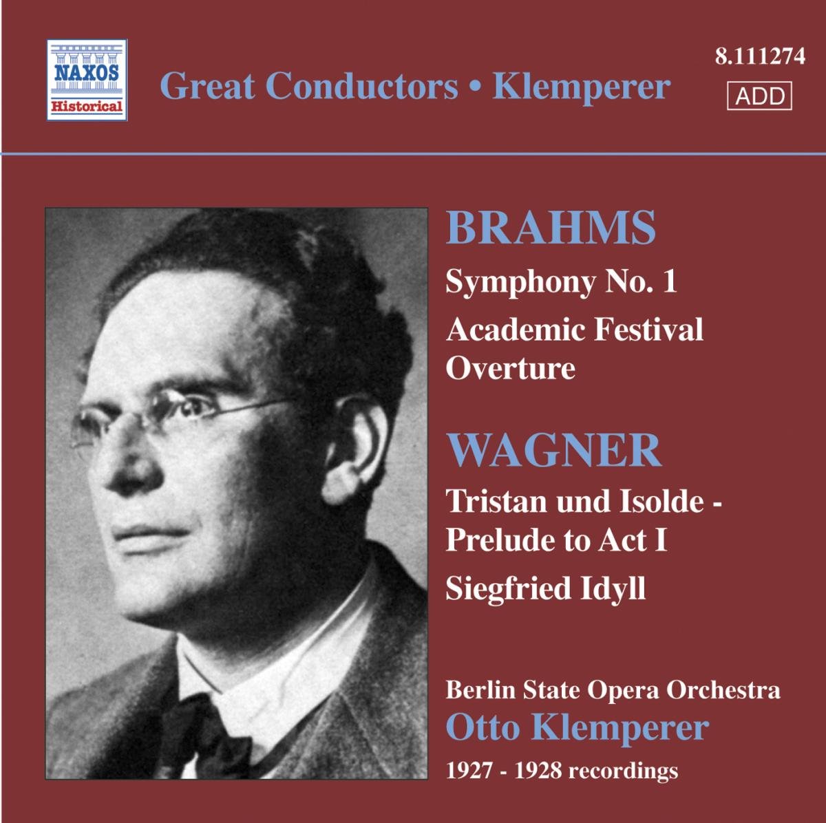 Sinfonie 1/Akad. Festouvertüre Classical