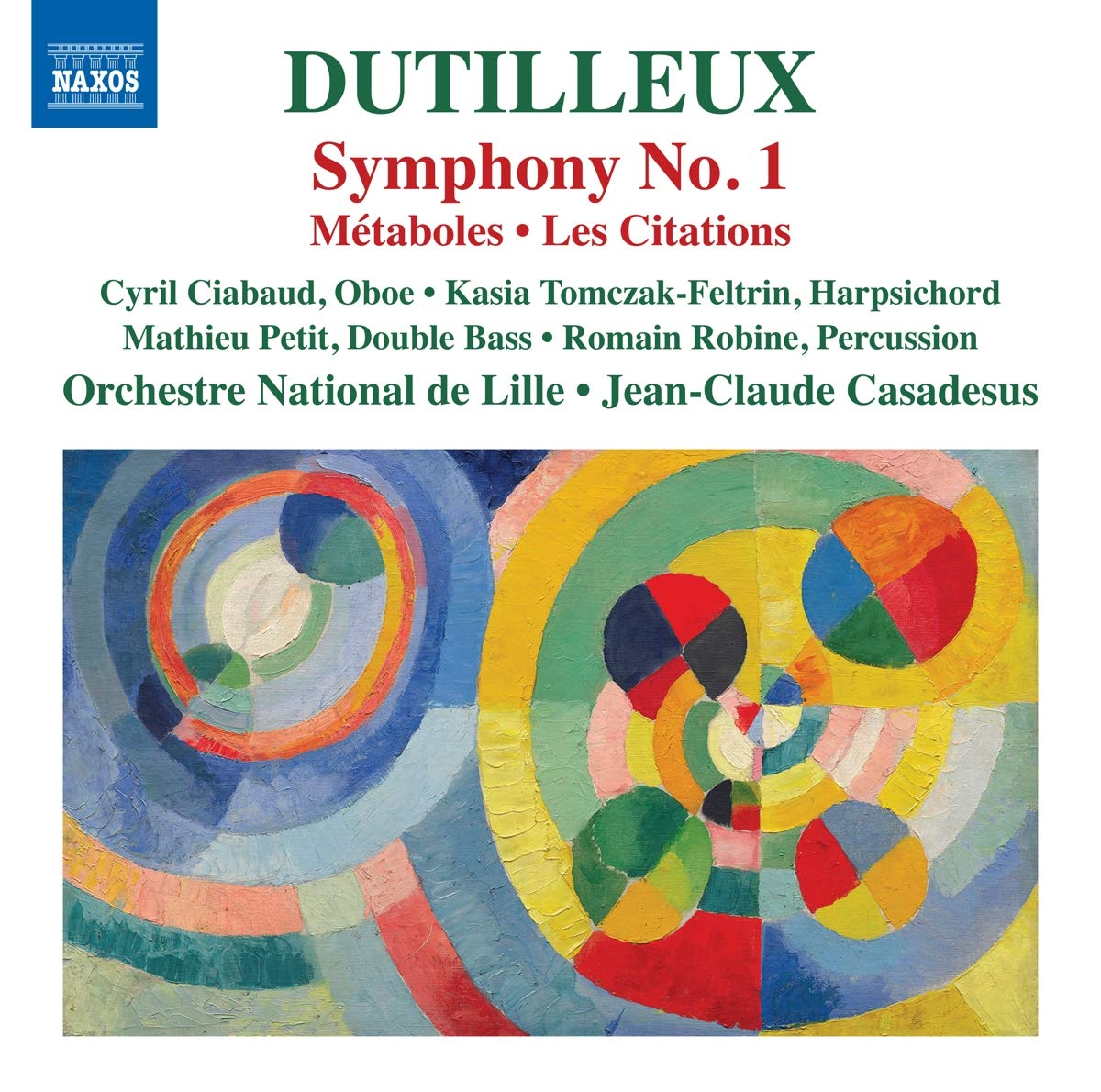 Symphonie N 1/Metaboles/Les Citations cd