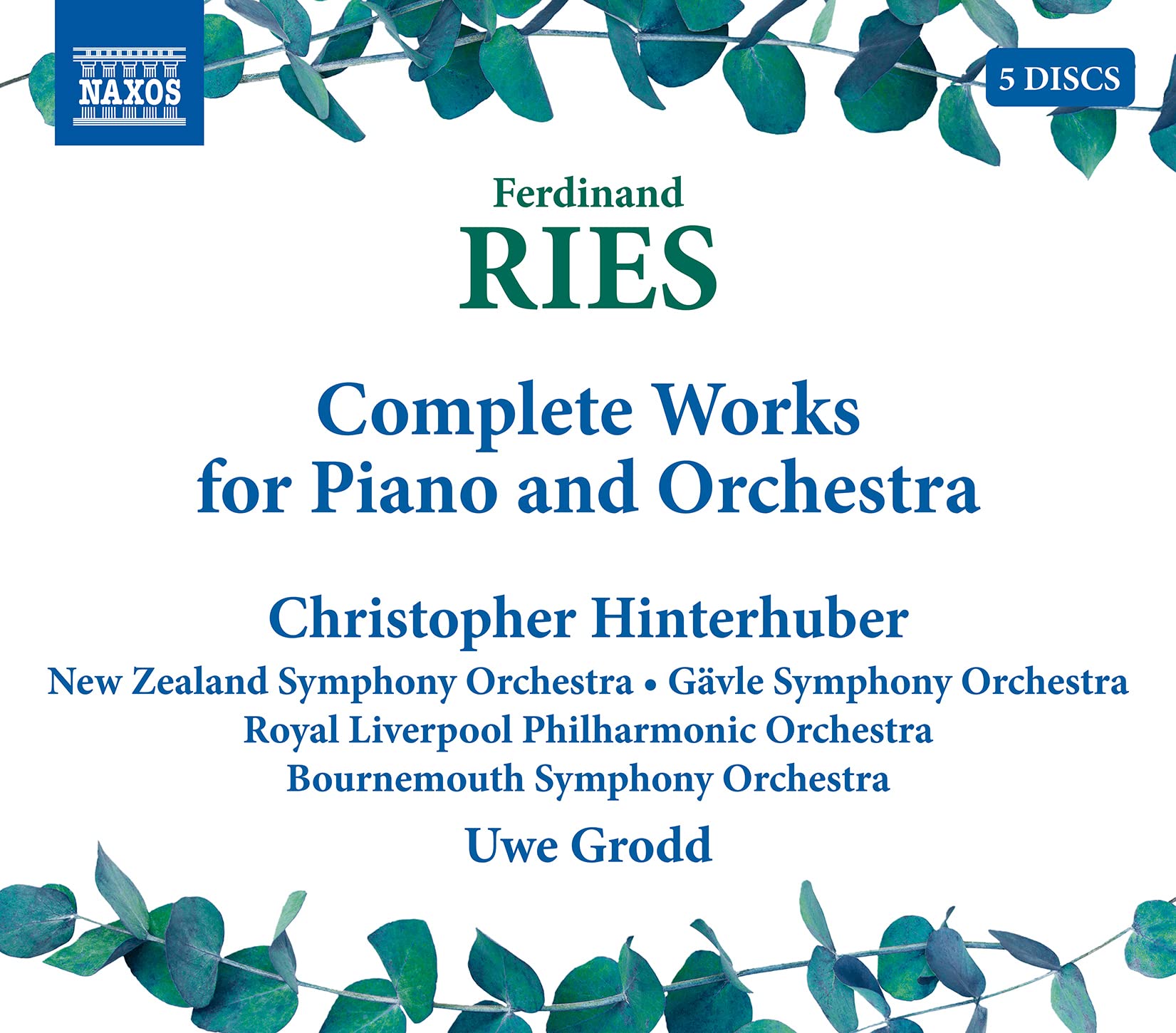 Ferdinand Ries: Sämtliche Werke für Klavier und Orchester Classical