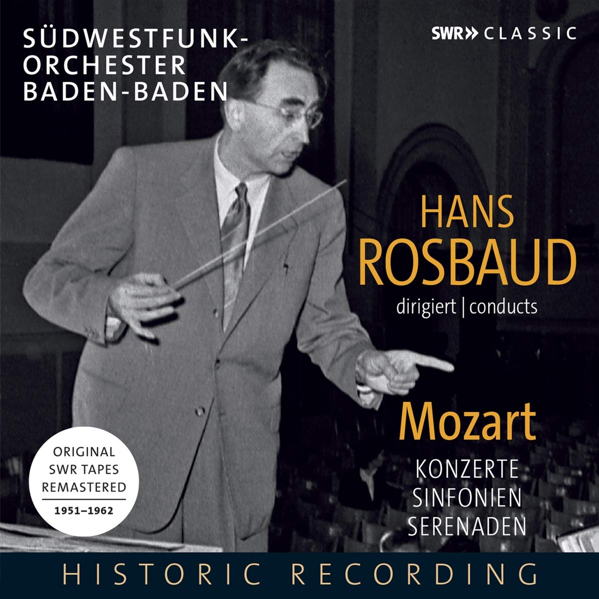 Hans Rosbaud dirigiert W.A.Mozart Classical