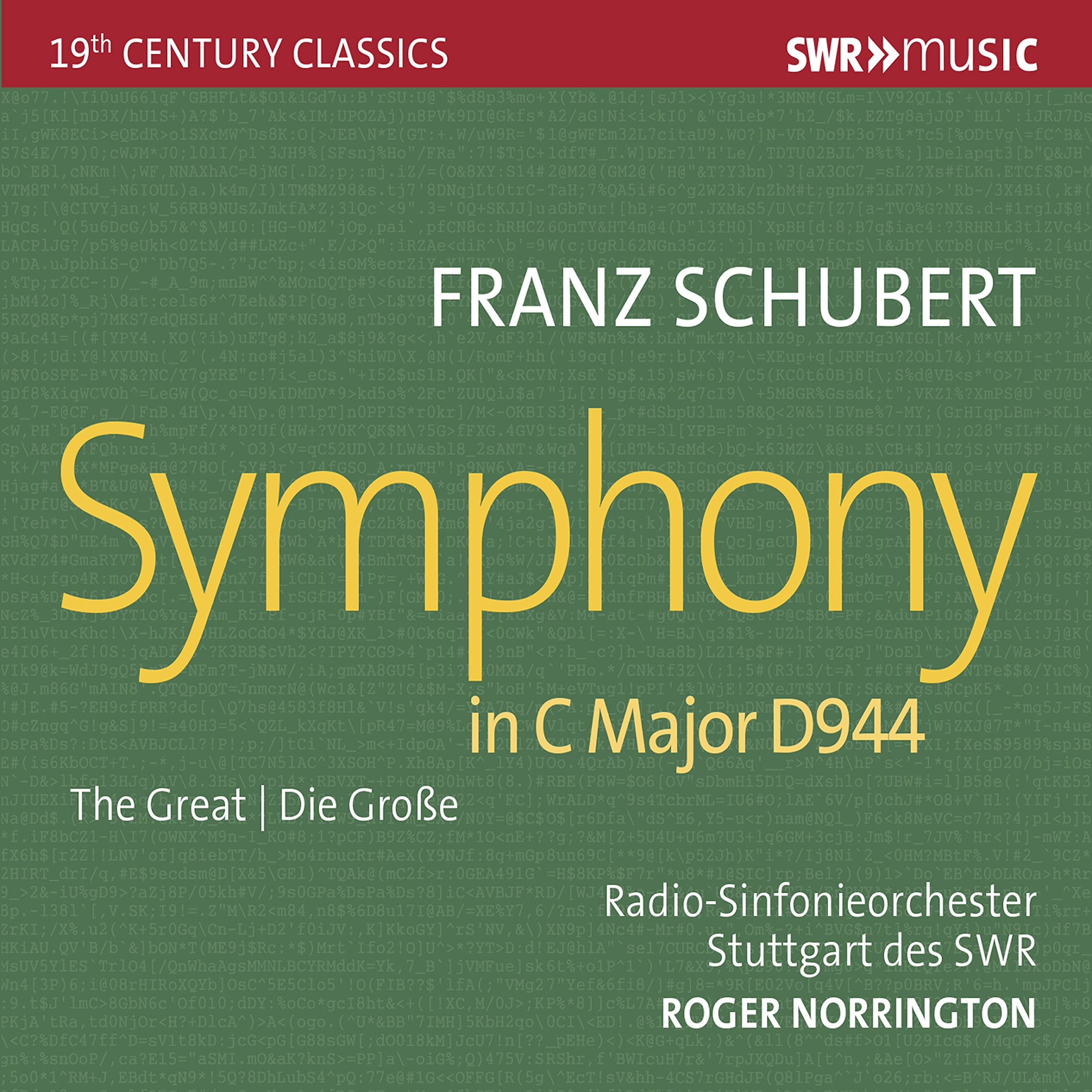 Sinfonie Nr. 9 in C-Dur "Die Groáe" D944 cd