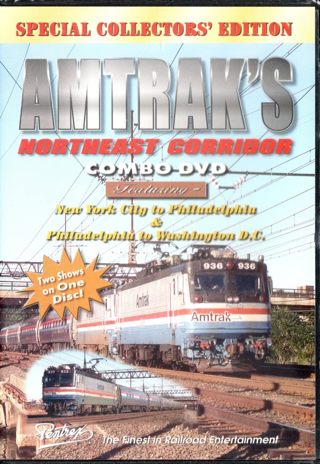 Amtrak's Northeast Corridor New York City to Washington DC dvd