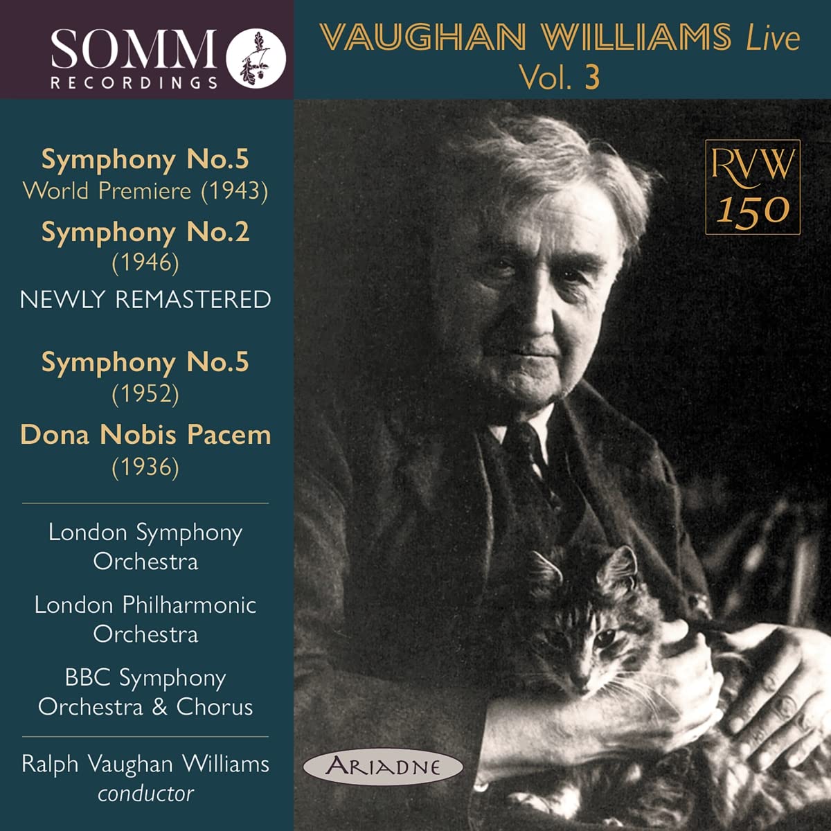 Live Vol 3/Symphonies 5/2/Dona Nobis Pacem cd