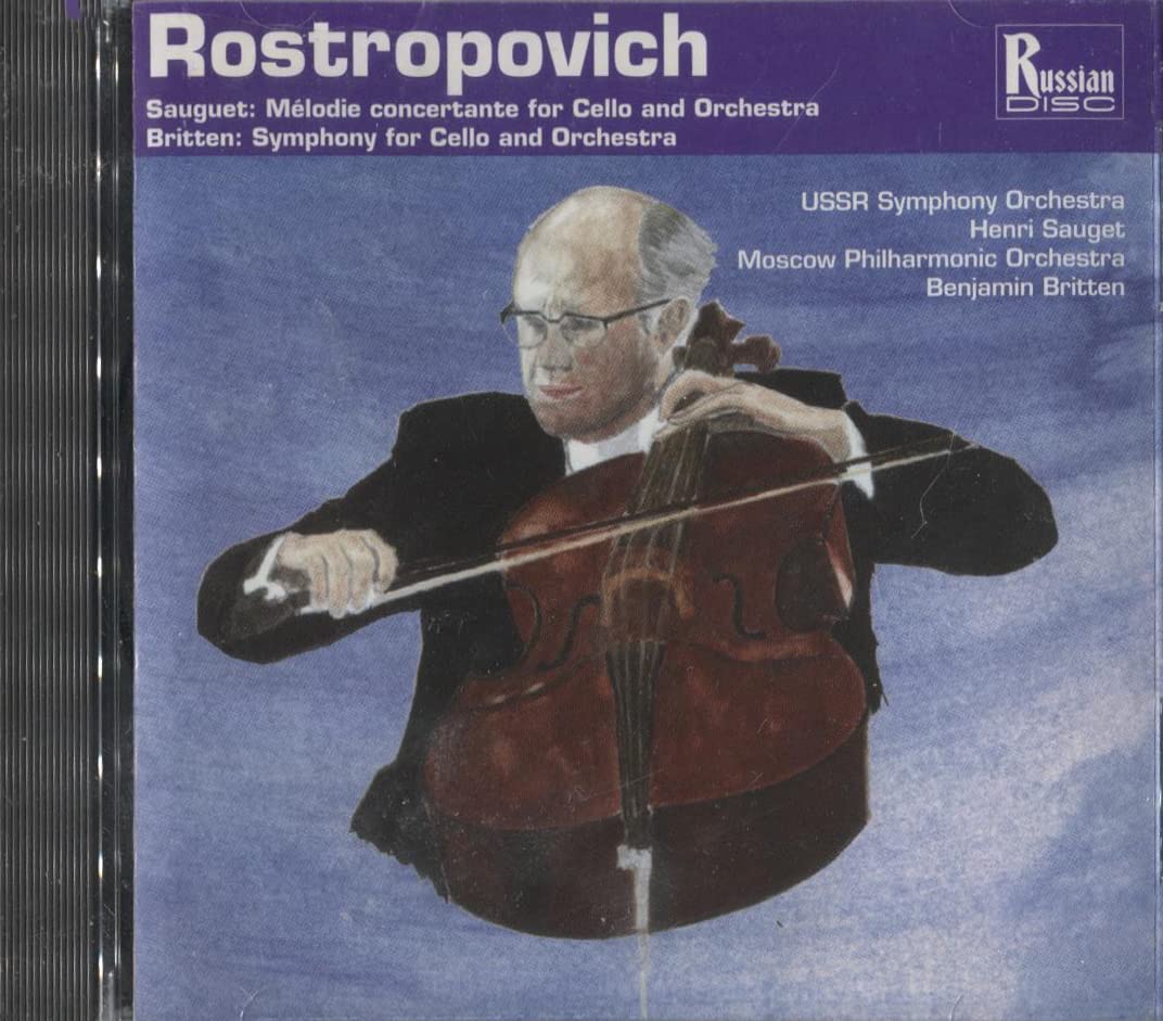 Sauguet: Melodie Concertante & Britten: Symphony for Cello and Orchestra cd