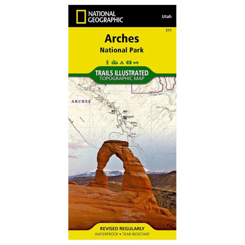 Carte touristique : Arches National Park (en anglais) Professional & Reference Books