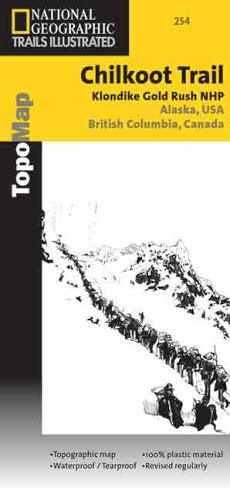Chilkoot Trail /Klondike Gold Rush, AK: 1:63360 + 1:86000 (National Park S.) Maps & Plans