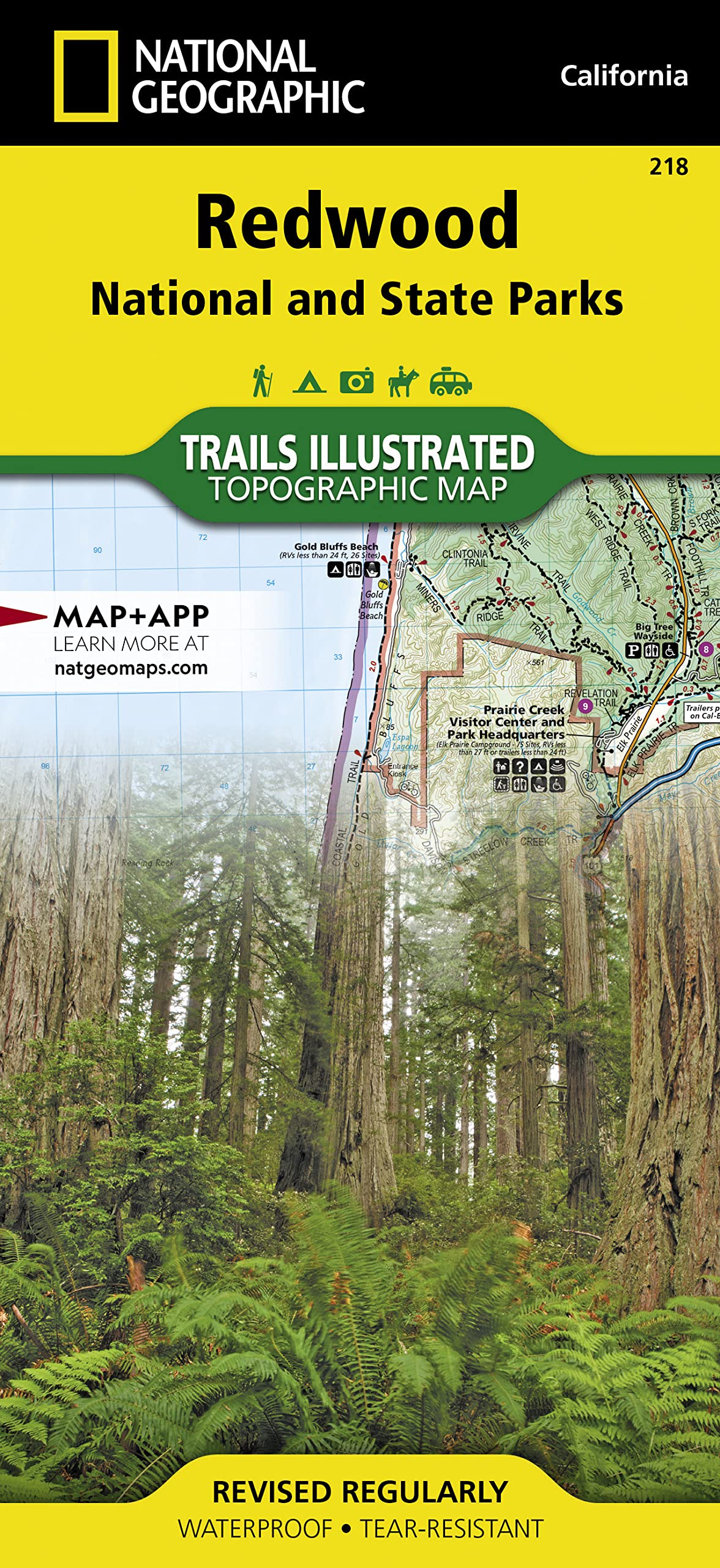 Redwood National Park: National Geographic Trails Illustrated Californien: Trails Illustrated Maps (National Geographic Trails Illustrated Map, Band 218) Leisure, Home & Garden