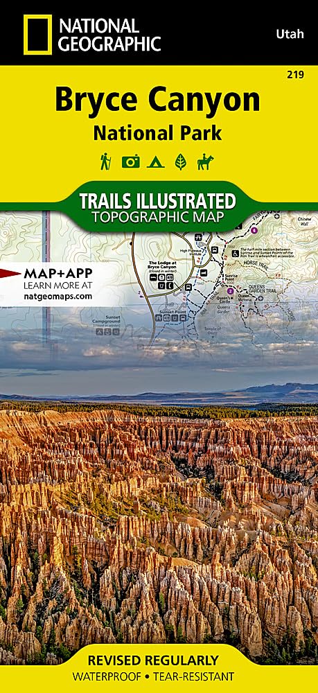 Bryce Canyon National Park: National Geographic Trails Illustrated Utah: Topographic Map. Waterproof. Tear-resistent (National Geographic Trails Illustrated Map, Band 219) Leisure, Home & Garden