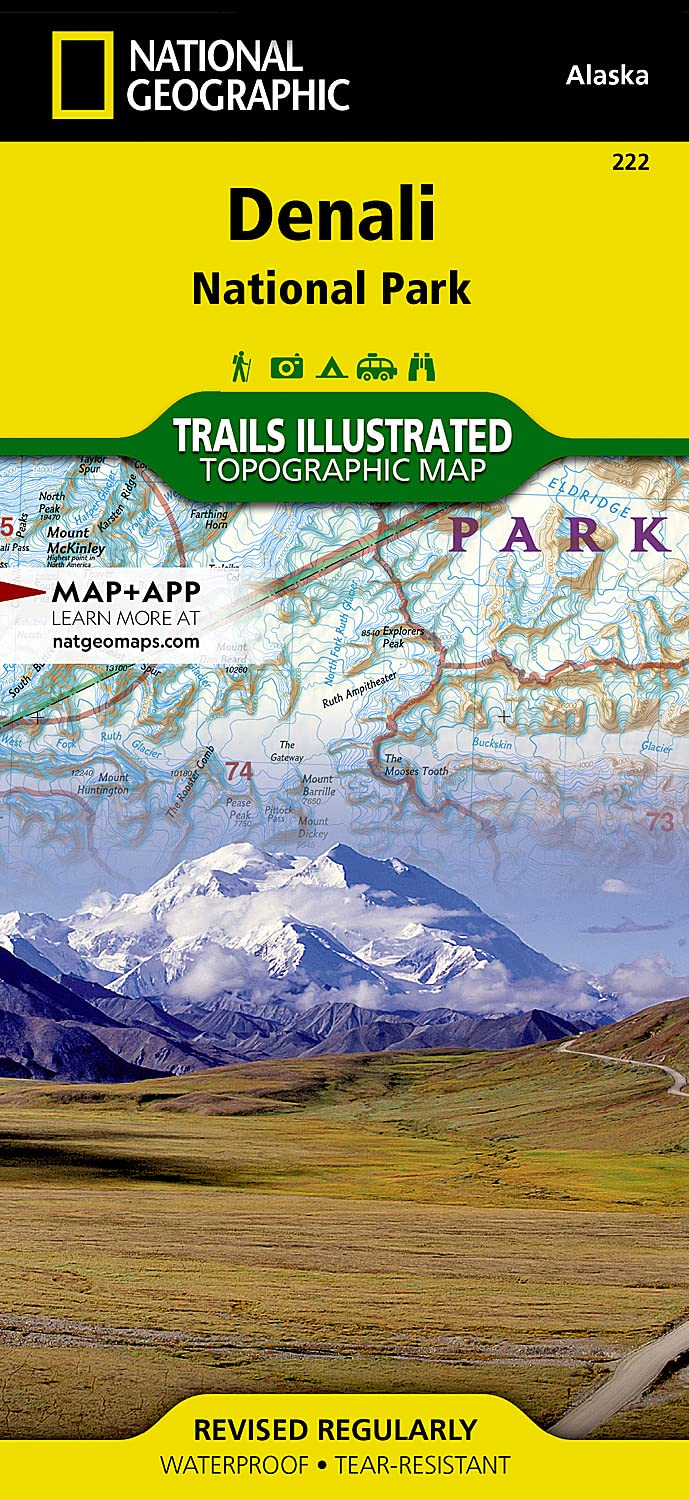 Denali National Park & Preserve: National Geographic Trails Illustrated Alaska: Outdoor Recreation Map. Backcountry Units, Denali State Park, Park ... Geographic Trails Illustrated Map, Band 222) Leisure, Home & Garden