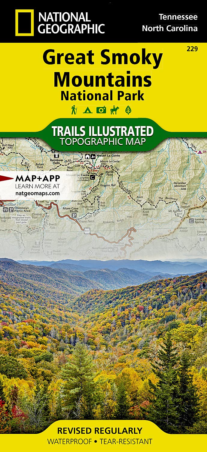 Great Smoky Mountains National Park: NATIONAL GEOGRAPHIC Trails Illustrated USA Südosten: Outdoor Recreation Map. Appalachian Trail, Benton MacKaye ... Geographic Trails Illustrated Map, Band 229) Leisure, Home & Garden