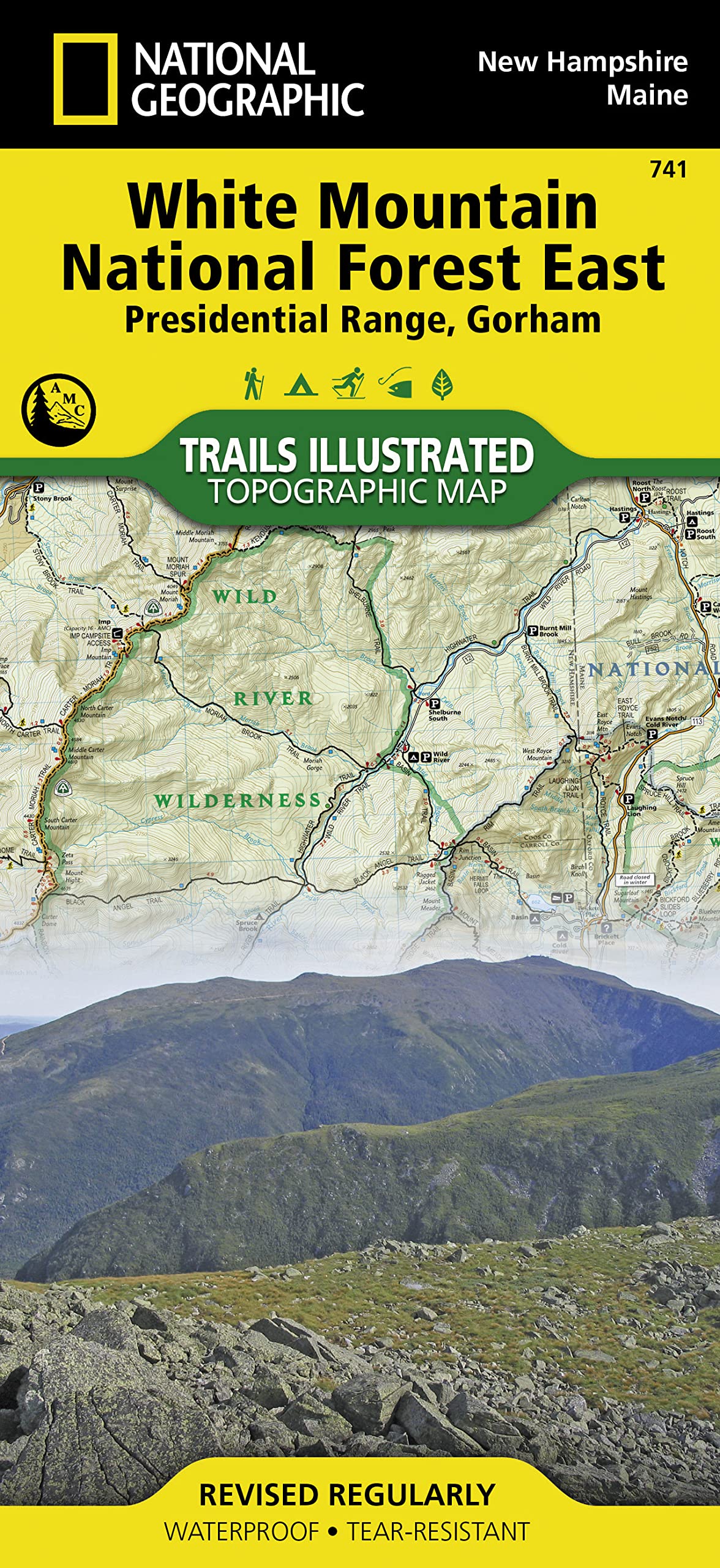 Presidental Range / Gorham: National Geographic Trails Illustrated Californien: Trails Illustrated Other Rec. Areas (National Geographic Trails Illustrated Map, Band 741) Leisure, Home & Garden